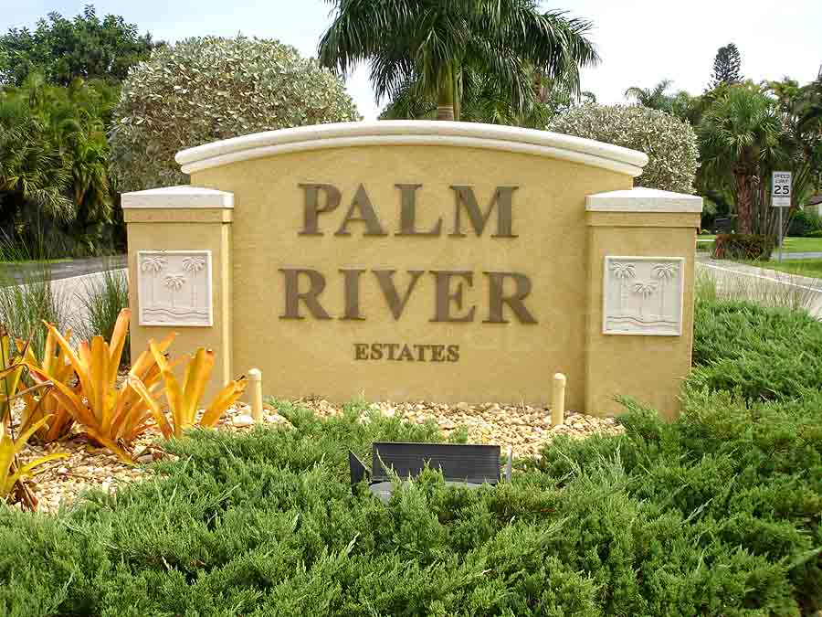 PALM RIVER Signage